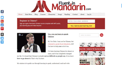 Desktop Screenshot of fluentinmandarin.com